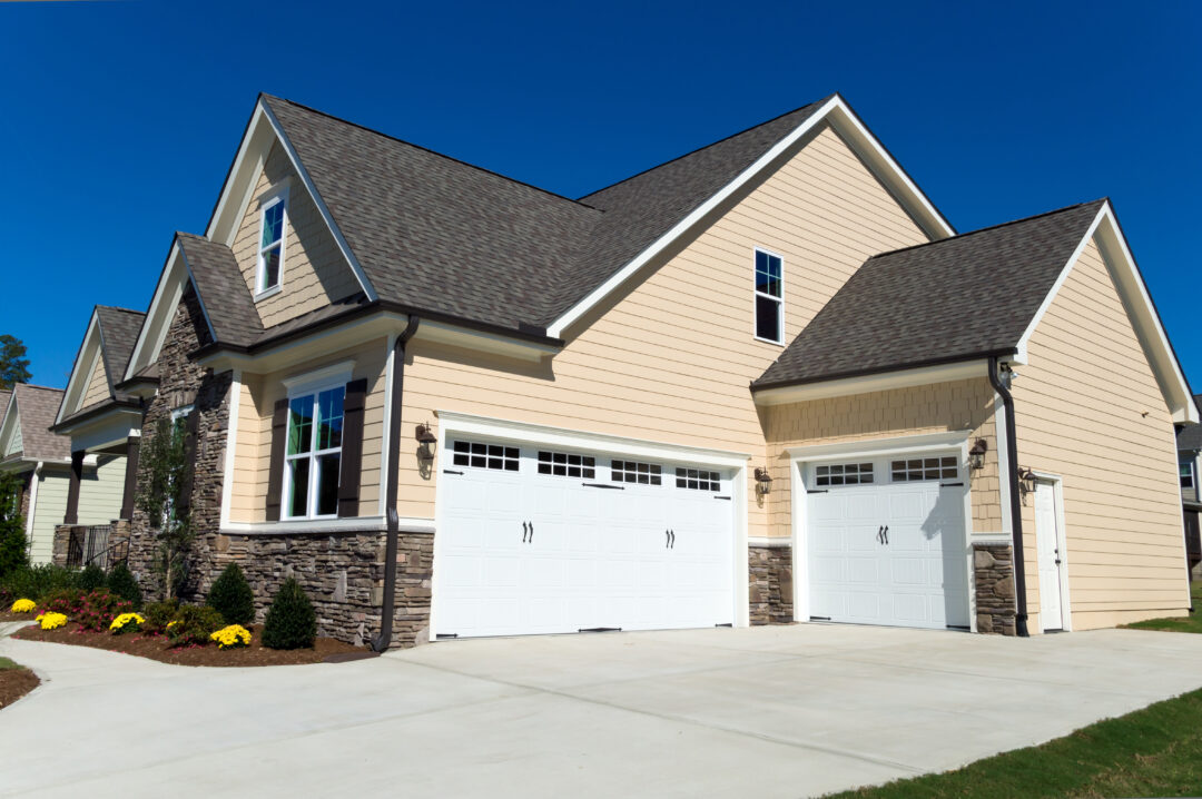 Brand new Tulsa concrete driveway