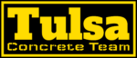 Large Black and Yellow Tulsa Concrete Team Logo png